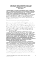 The construction and interpretation of risk management technologies in contemporary probation practice