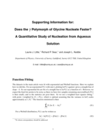 Does the gamma Polymorph of Glycine Nucleate Faster? A Quantitative Study of Nucleation from Aqueous Solution