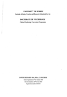 A Portfolio of Study, Practice and Research.