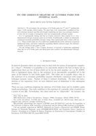 On the Lebesgue Measure of Li-Yorke Pairs for Interval Maps