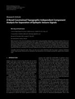 A novel constrained topographic independent component analysis for separation of epileptic seizure signals.