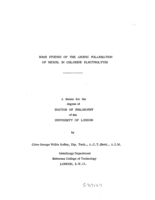 Some Studies of the Anodic Polarisation of Nickel in Chloride Electrolytes.