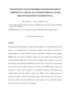Investigation of the electrochemical behaviour and surface chemistry of a Ti-13Nb-13Zr alloy exposed in MEM cell culture media with and without the addition of H2O2