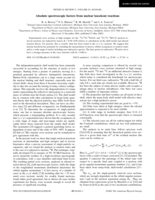 Absolute spectroscopic factors from nuclear knockout reactions