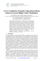 A Low-Complexity Transmit Cooperation Scheme based on Layered Higher Order Modulation