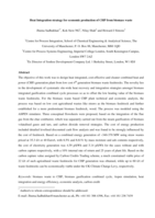 Heat Integration Strategy for Economic Production of Combined Heat and Power from Biomass Waste
