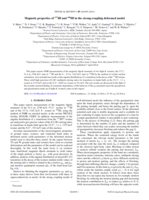 Magnetic properties of Hf 177 and Hf 180 in the strong-coupling deformed model