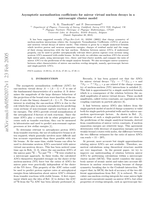 Asymptotic normalization coefficients for mirror virtual nucleon decays in a microscopic cluster model