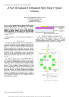 A Novel Radiation Enhanced Split-Ring Triplate Antenna