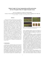 Robust Graph-Cut Scene Segmentation and Reconstruction for Free-Viewpoint Video of Complex Dynamic Scenes