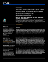 Peripheral Attentional Targets under Covert Attention Lead to Paradoxically Enhanced Alpha Desynchronization in Neurofibromatosis Type 1