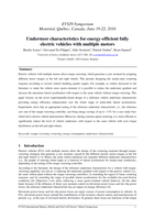 Understeer characteristics for energy-efficient fully electric vehicles with multiple motors