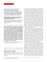 Schistosoma mansoni infection in preschool-aged children: development of immunoglobulin E and immunoglobulin G4 responses to parasite allergen-like proteins.