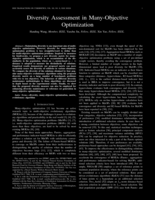 Diversity Assessment in Many-Objective Optimization