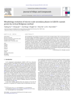 Morphology evolution of micron-scale secondary phases in CdZnTe crystals grown by vertical Bridgman method