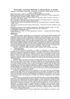 Automatic counting methods in aquaculture: A review