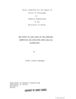 The effect of coal rank on the handling, combustion and emissions from coal-oil dispersions.
