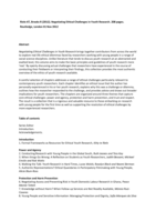 Negotiating Ethical Challenges in Youth Research