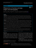 Whipworms in humans and pigs: origins and demography
