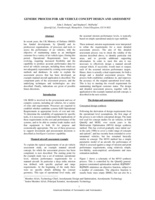 Generic process for air vehicle concept design and assessment
