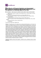 Short Bouts of Physical Activity Are Associated with Reduced Smoking Withdrawal Symptoms, but Perceptions of Intensity May Be the Key