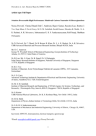 Solution Processable High Performance Multiwall Carbon Nanotube–Si Heterojunctions