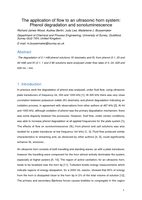 The application of flow to an ultrasonic horn system: Phenol degradation and sonoluminescence