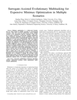 Surrogate-Assisted Evolutionary Multitasking for Expensive Minimax Optimization in Multiple Scenarios