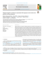 Telomere length in newborns is associated with exposure to low levels of air pollution during pregnancy