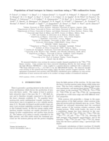 Population of lead isotopes in binary reactions using a Rb 94 radioactive beam