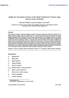 Insight into the plasma structure of the Quad Confinement Thruster using electron kinetic modelling