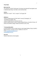 Two measures of systemic inflammation are positively associated with haemoglobin levels in adolescent girls living in rural India: a cross-sectional study