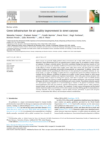 Green infrastructure for air quality improvement in street canyons