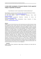 A shake table investigation of dynamic behavior of pile supported bridges in liquefiable soil deposits