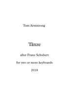 Tänze for two or more keyboards
