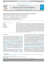 Trajectories towards balancing value creation and capture: Resolution paths and tension loops in open innovation projects