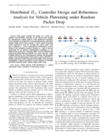Distributed H∞ Controller Design and Robustness Analysis for Vehicle Platooning under Random Packet Drop