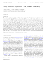 Tango for three: Sagittarius, LMC, and the Milky Way