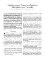 Multiple Acoustic Source Localization in Microphone Array Networks