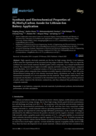 Synthesis and electrochemical properties of Bi2MoO6/Carbon anode for lithium-ion battery application