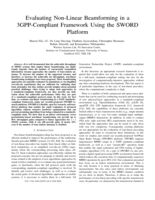 Evaluating Non-Linear Beamforming in a 3GPP-Compliant Framework Using the SWORD Platform