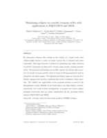 Minimizing eclipses via synodic resonant orbits with applications to EQUULEUS and MMX