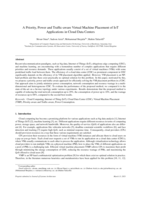 A Priority, Power and Traffic-aware Virtual Machine Placement of IoT Applications in Cloud Data Centers