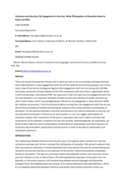 Literature and Security: CIA Engagement in the Arts. What Philosophers of Education Need to Know and Why