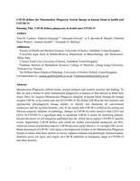 CSF1R defines the Mononuclear Phagocyte System lineage in human blood in health and COVID-19