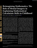 Reimagining Mathematics: The Role of Mental Imagery in Explaining Mathematical Calculation Skills in Childhood