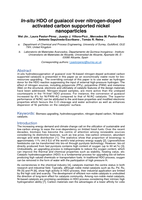 In-situ HDO of guaiacol over nitrogen-doped activated carbon supported nickel nanoparticles