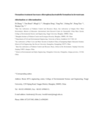 Ozonation Treatment Increases Chlorophenylacetonitrile Formation in Downstream Chlorination or Chloramination