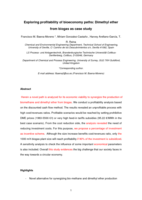 Exploring profitability of bioeconomy paths: Dimethyl ether from biogas as case study