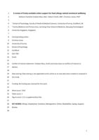 A review of freely available online support for food allergy‐related emotional well‐being